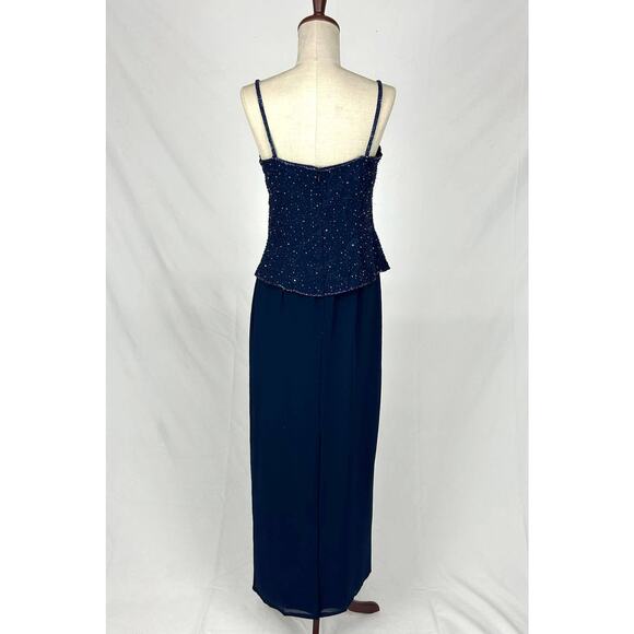 Chicas Dress Set Maxi Gown Jacket Women Medium Off White Embroidered Formal NWT - Picture 16 of 16